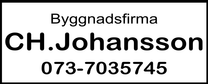 Byggnadsfirma Christer Johansson